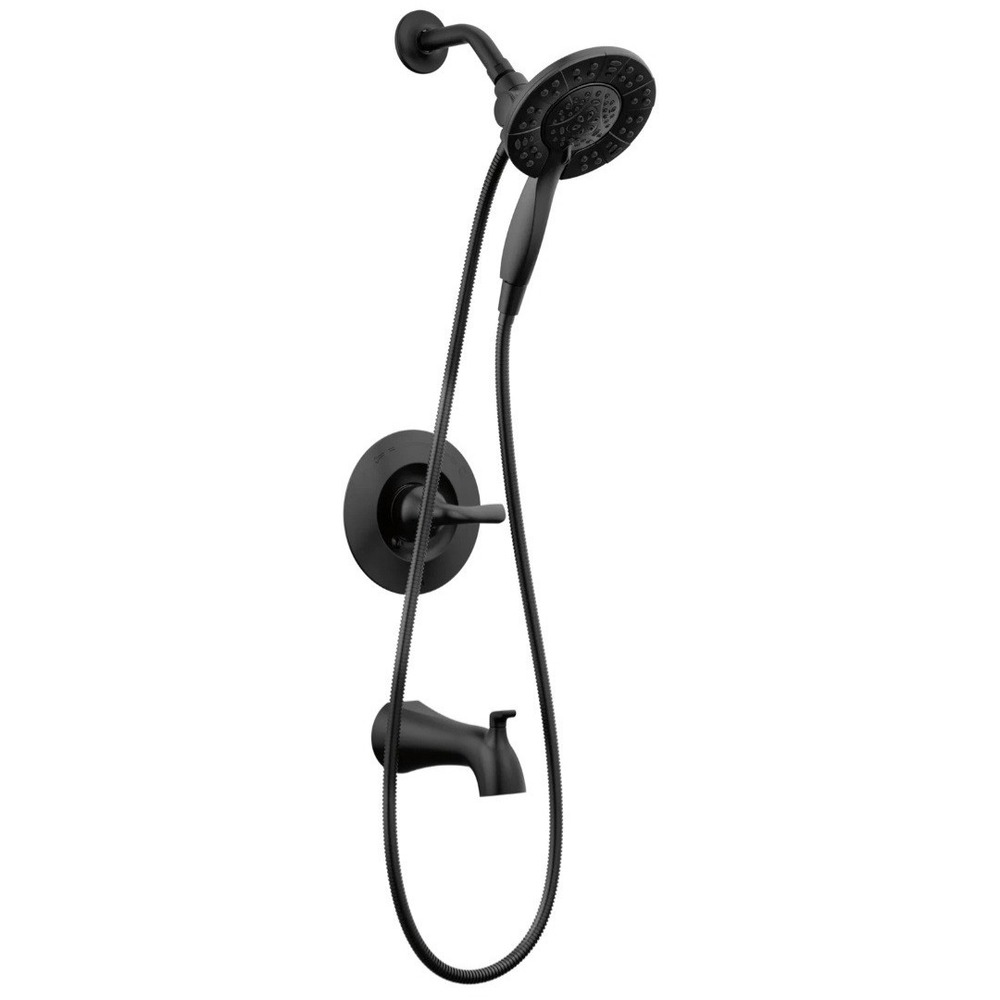 Delta 144840-BL-I Arvo Tub & Shower Trim with In2ition Matte Black